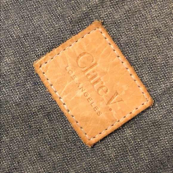 RARE CLARE V Oversized LEOPARD BAG - Picture 4 of 6